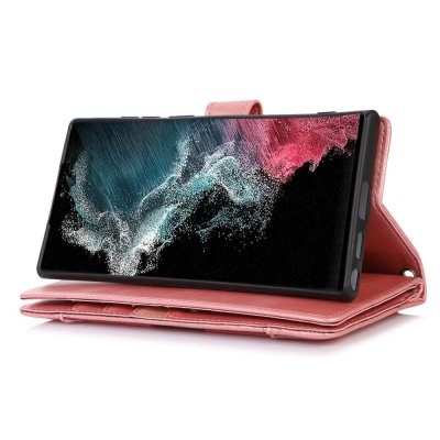 Köp Plånboksfodral Multi-Slot Samsung Galaxy S23 Ultra Roséguld Online