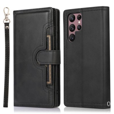 Köp Plånboksfodral Multi-Slot Samsung Galaxy S23 Ultra Svart online