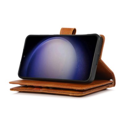Köp Plånboksfodral Multi-Slot Samsung Galaxy S24 Plus Cognac Online