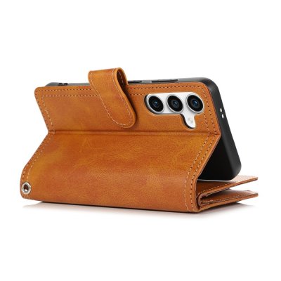 Köp Plånboksfodral Multi-Slot Samsung Galaxy S24 Plus Cognac Online