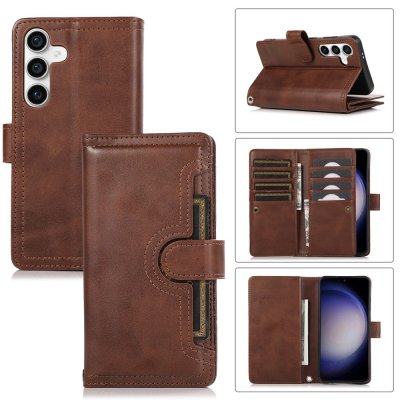 Plånboksfodral Multi-Slot Samsung Galaxy S25 Brun