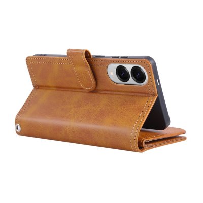 Plånboksfodral Samsung Galaxy S25 Edge Cognac