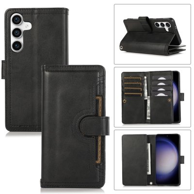Plånboksfodral Multi-Slot Samsung Galaxy S25 Plus Svart