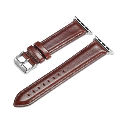 Köp Premium Leather Band Apple Watch Ultra 2 49mm Brown Online