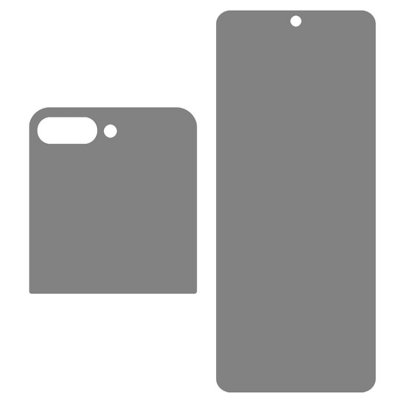 Privacy Skärmskydd Fram + Bakskärm Samsung Galaxy Z Flip 7