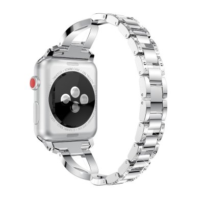 Köp Rhinestone Kristallarmband Apple Watch Ultra 2 49mm Silver Online