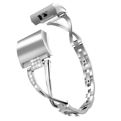 Köp Rhinestone Kristallarmband Fitbit Charge 6 Silver Online