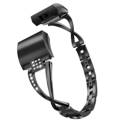 Köp Köp Rhinestone Kristallarmband Fitbit Charge 6 Svart Online Online
