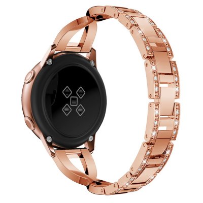 Rhinestone Kristallarmband Samsung Galaxy Watch FE Roséguld