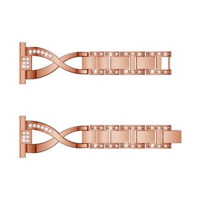 Rhinestone Kristallarmband Garmin Venu Roséguld . längd
