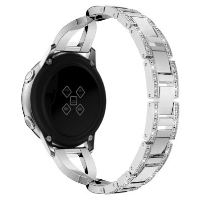 Rhinestone Kristallarmband Garmin Vivoactive 3 Silver - bakvy