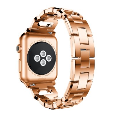 Köp Rhinestone Metallarmband Apple Watch Ultra 3 49mm Roséguld Online