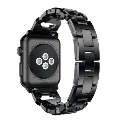 Köp Rhinestone Metallarmband Apple Watch Ultra 3 49mm Svart Online