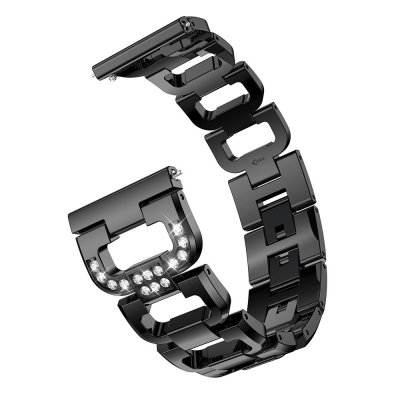 Rhinestone Metallarmband Samsung Galaxy Watch 7 44mm Svart