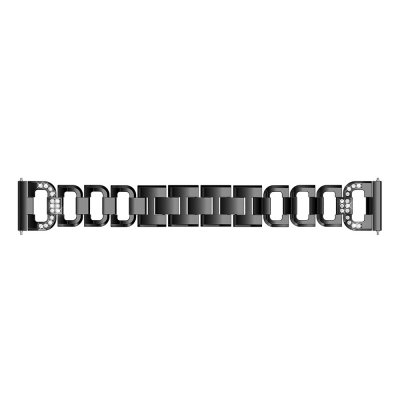 Rhinestone Metallarmband Samsung Galaxy Watch 7 44mm Svart