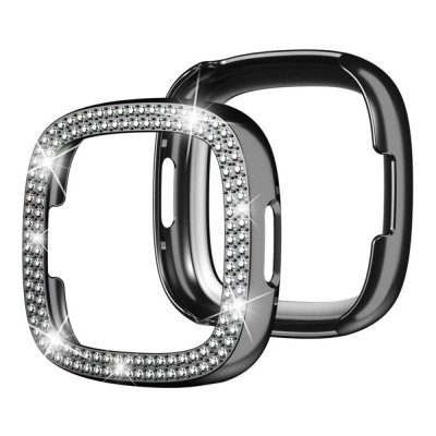 Köp Rhinestone Skal Fitbit Versa 4/Sense 2 Svart Online
