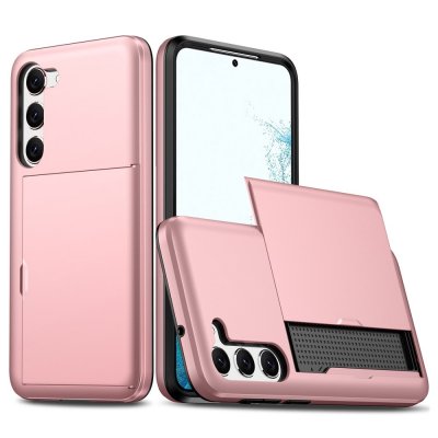 Köp Samsung Galaxy S23 Skal Kortfack Roséguld Online