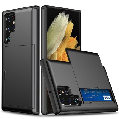 Köp Samsung Galaxy S24 Ultra Skal Kortfack Svart Online