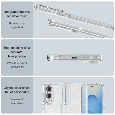 Samsung Galaxy S25 Edge Skal Glitter