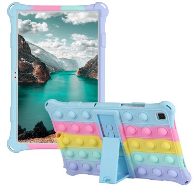 Samsung Galaxy Tab A7 10.4 2020 Skal Pop It Fidget Babyblå - Techhuset.se