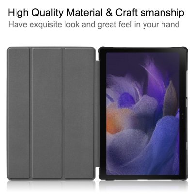 Samsung Galaxy Tab A8 10.5 Fodral Tri-fold Röd - Techhuset.se