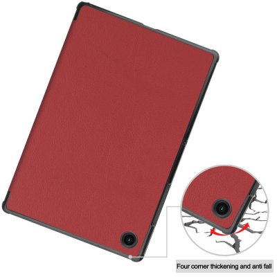 Samsung Galaxy Tab A8 10.5 Fodral Tri-fold Röd - Techhuset.se