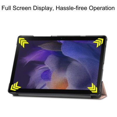 Samsung Galaxy Tab A8 10.5 Fodral Tri-fold Roséguld - Techhuset.se