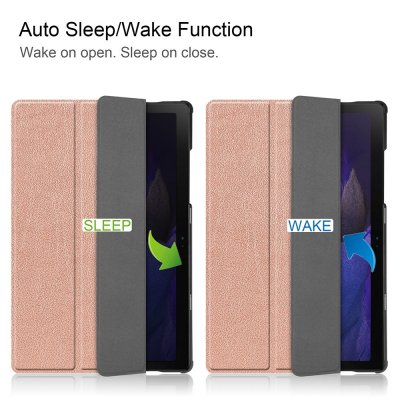 Samsung Galaxy Tab A8 10.5 Fodral Tri-fold Roséguld - Techhuset.se