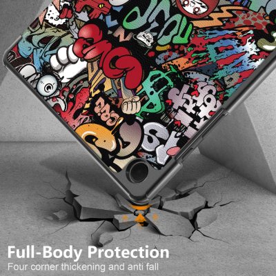 Köp Samsung Galaxy Tab A9 Plus Fodral Tri-fold Graffiti Online