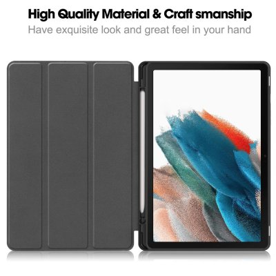 Köp Samsung Galaxy Tab A9 Plus Fodral Tri-Fold Med Pen-hållare Svart Online
