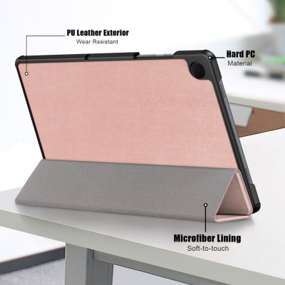 Köp Samsung Galaxy Tab A9 Plus Fodral Tri-fold Roséguld Online