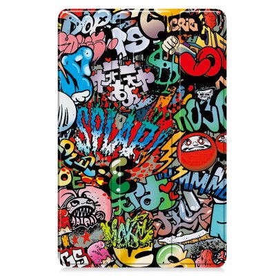 Samsung Galaxy Tab S10 FE Plus Fodral Tri-fold Graffiti