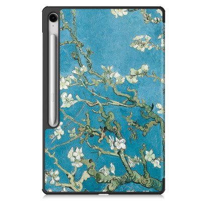 Samsung Galaxy Tab S10 FE Plus Fodral Tri-fold Körsbärsblommor