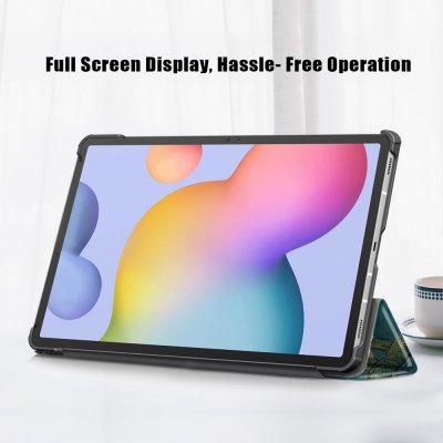 Samsung Galaxy Tab S7/S8 Fodral Tri-fold Körsbärsblommor - Techhuset.se