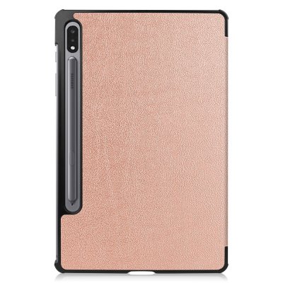 Samsung Galaxy Tab S7/S8 Fodral Tri-fold Roséguld - Techhuset.se