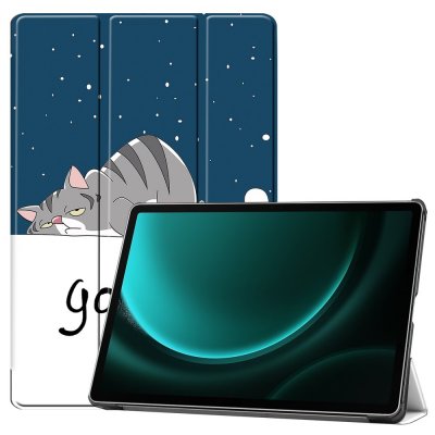 Köp Samsung Galaxy Tab S9 FE Plus Fodral Tri-fold Katt Online