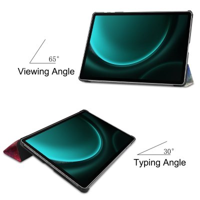 Köp Samsung Galaxy Tab S9 FE Plus Fodral Tri-fold Stjärnhimmel Online