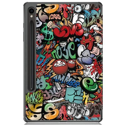 Köp Samsung Galaxy Tab S9 Fodral Tri-fold Graffiti Online