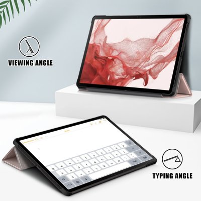 Köp Samsung Galaxy Tab S9 Plus Fodral Tri-fold Rosa Online