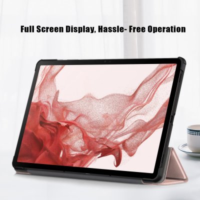 Köp Samsung Galaxy Tab S9 Plus Fodral Tri-fold Rosa Online