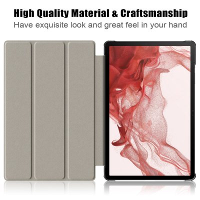 Köp Samsung Galaxy Tab S9 Plus Fodral Tri-fold Rosa Online