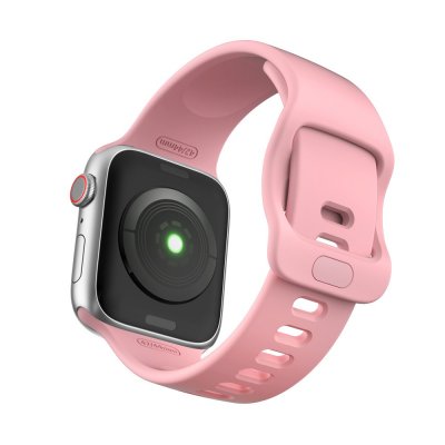 Silicone Band Apple Watch 42/44/45 Pink - Techhuset.se