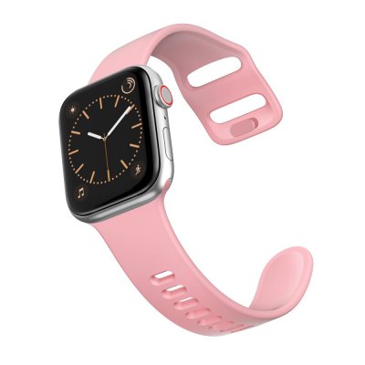 Silicone Band Apple Watch 42/44/45 Pink - Techhuset.se