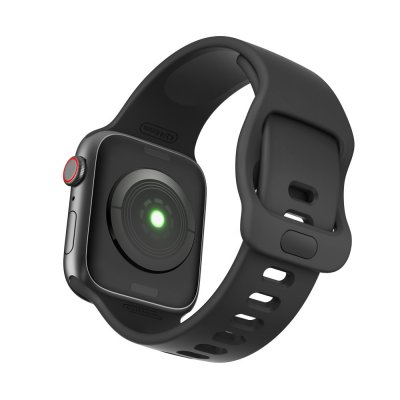Silicone Band Apple Watch Series 10 46mm Black