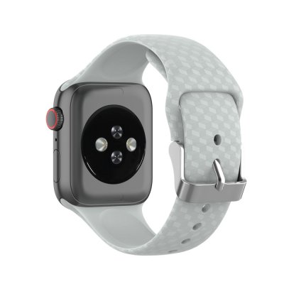 Silikonarmband Apple Watch 38/40mm Grå - Techhuset.se