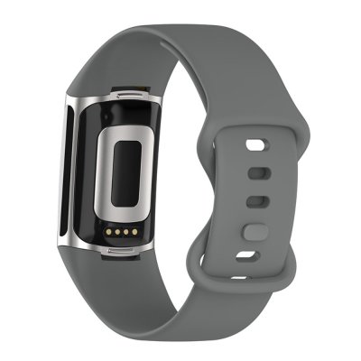 Köp Silikonarmband Fitbit Charge 6 Grå online