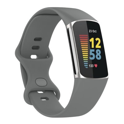 Köp Silikonarmband Fitbit Charge 6 Grå online