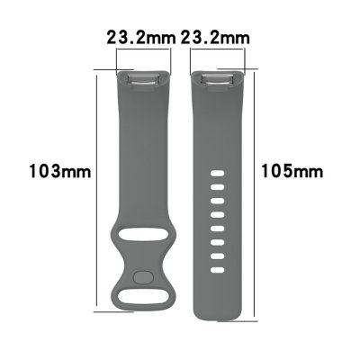Köp Silikonarmband Fitbit Charge 6 Svart Online