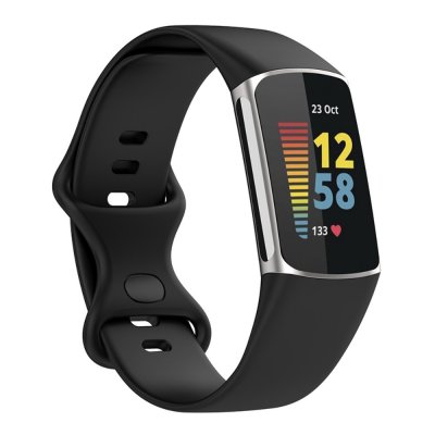 Köp Silikonarmband Fitbit Charge 6 Svart Online