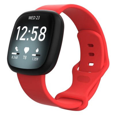 Köp Silikonarmband Fitbit Versa 4/Sense 2 Röd Online